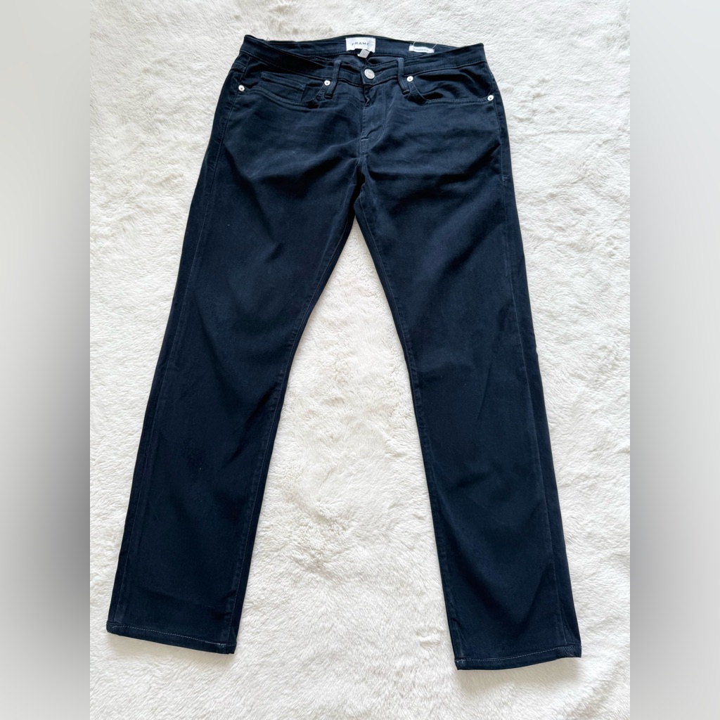 Frame Men Dark Blue Denim Pants Size 33